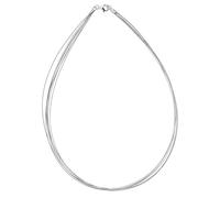 Halsreif OSTSEE-SCHMUCK "Ostsee-Schmuck Halsreif Edelstahl 7-reihig" Gr. 42, grau, Halsketten, Damen, 42cm, Edelstahl, L: 42 (75225633-42) grau