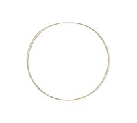 Halsreif JOBO, gold (goldfarben), Halsketten, Damen, Edelstahl, L: 42, 5-reihig Bicolor-Optik 42 cm (20861529-0) goldfarben