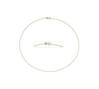 Halsreif JOBO, gold (goldfarben), Halsketten, Damen, Silber 925 (Sterlingsilber), L: 42, 925 Silber vergoldet 42 cm 1,1 mm (77689668-0) goldfarben