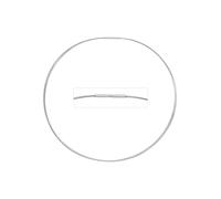 Halsreif JOBO, silber (edelstahlfarben), Halsketten, Damen, Edelstahl, L: 42, 5-reihig Edelstahl 42 cm (88587623-0) edelstahlfarben