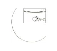 Halsreif JOBO, silber (silber 925), Halsketten, Damen, Silber 925 (Sterlingsilber), L: 42, 925 Silber 42 cm 1,1 mm (57523129-0) silber 925