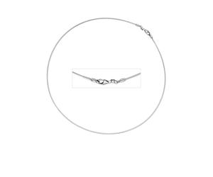 Halsreif JOBO "Starre Halskette 1,2 mm" Gr. 42, weißgold 585, Halsketten, Damen, 42cm, Weißgold 585, 14 Karat 585 Weißgold (73362564-42) weißgold 585