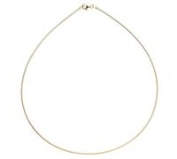 Halsreif OSTSEE-SCHMUCK "Ostsee-Schmuck Halsreif Omega 1,4 mm Halsreif Omega 1,4 mm" Gr. 50, gold, Halsketten, Damen, 50cm, Silber 925 (Sterlingsilber), L: 42 (12476455-50) gold