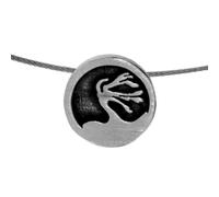 Halsreif OSTSEE-SCHMUCK "Ostsee-Schmuck Collier Windflüchter 10 mm" Gr. 45, silber (weiß, neutral), Halsketten, Damen, 45cm, Silber 925 (Sterlingsilber), L: 40, Halsreif (23465769-45)