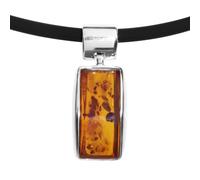 Halsreif OSTSEE-SCHMUCK "Ostsee-Schmuck Halsreif mit Anhänger Feikje - Kautschukreif" Gr. 42, silber, Halsketten, Damen, 42cm, Silber 925 (Sterlingsilber), L: 42 (65490507-42) silber