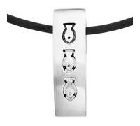 Halsreif OSTSEE-SCHMUCK "Ostsee-Schmuck Halsreif mit Anhänger Fisch - Kautschukreif" Gr. 42, silber, Halsketten, Damen, 42cm, Silber 925 (Sterlingsilber), L: 42 (10826439-42) silber