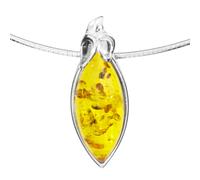 Halsreif OSTSEE-SCHMUCK "Ostsee-Schmuck Halsreif mit Anhänger Gleiter-Majken" Gr. 45, silber, Halsketten, Damen, 45cm, Silber 925 (Sterlingsilber), L: 42 (77264614-45) silber