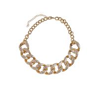 Halsreif URBAN CLASSICS "Urban Classics Unisex Statement Necklace", gold, Halsketten, Damen, onesize, Baumwolle (20465121-0) gold