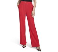 HALSTON Damen Lässige Business-Hose Straight Leg Woven Suiting Pant