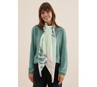 Cecil Damen Tuch mit Folienprint in Grün, Gr: One size