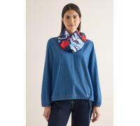 Halstuch CECIL, Damen, Gr. onesize, universal blau, Stoff, 100% Modal, gemustert, Modetücher, aus Modal (92009512-0) universal blau