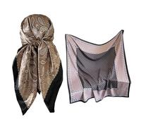 Halstuch Herren: 2 Stück Bandana Tuch, 90X90 cm Paisley Bandana für Kopftuch Schal Tuch mit Vintage Muster, Motorrad Reiten Western Festival