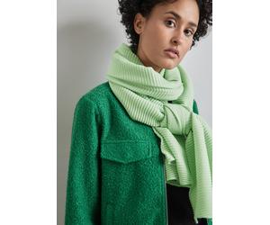 Halstuch STREET ONE, Damen, Gr. onesize, grün (gleam grün meliert), Stoff, 84% Polyester, 16% Viskose, unifarben, Modetücher, softer Materialmix (37205031-0) gleam grün meliert