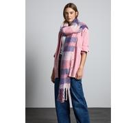 Halstuch STREET ONE, Damen, Gr. onesize, rosa (sandy rose), Stoff, 100% Polyester, kariert, Modetücher, mit Farbmix (23573318-0) sandy rose