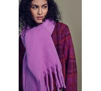 Halstuch STREET ONE STUDIO, Damen, Gr. onesize, floral pink, Stoff, 100% Polyester, unifarben, Modetücher, mit Fransen am Saum (96207557-0) floral pink