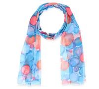 Halsüberkopf Accessoires - 45x180 Schal Bubbles blau - Gr. - OS