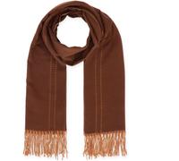 Halsüberkopf Accessoires - 65x200 Schal Uni Stitch braun - Gr. - OS