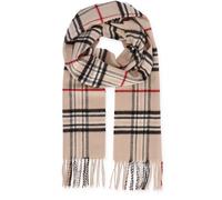 Halsüberkopf Accessoires - Cashmink Schal Karo 30x180cm beige - Gr. - OS