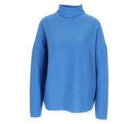 Halsüberkopf Accessoires - Pullover Merino Turtle blau - Gr. - l