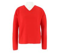 Halsüberkopf Accessoires - Pullover Merino V-Ausschnitt 1/1Arm rot - Gr. - xl