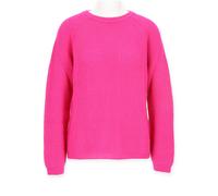 Halsüberkopf Accessoires - Pullover Rundhals feine Rippe pink - Gr. - s
