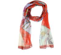 Halsüberkopf Accessoires - Schal Geometric 45x200 koralle - Gr. - OS
