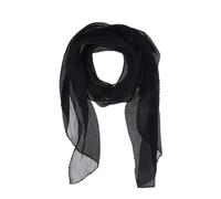 Halsüberkopf Accessoires - Schal NOS leicht Plisseé 45x180 schwarz - Gr. - OS