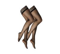 Halterlose Feinstrümpfe CAMANO, Damen, Gr. L/XL, schwarz, Materialmix, elastisch, Socken, seidig, matter Effekt, druckfreier Bund (34723232-L) schwarz