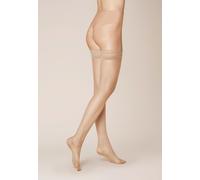 KUNERT Damen Halterlose Strümpfe Beauty 7 rutschfest 7 DEN Teint 3520 41-42