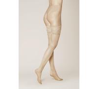 Kunert Satin Look 20 Halterloser Strumpf 3er Pack | L (III) | Teint (KU-3520)