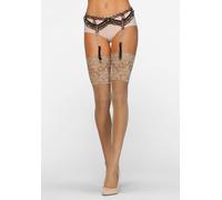 LASCANA Halterlose Feinstrümpfe Damen skin Gr.60-62