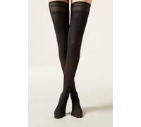 Halterlose Strümpfe 50 Denier Soft Touch Schwarz 1/2