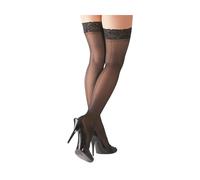 Halterlose Strümpfe mit Spitzenabschluss XS