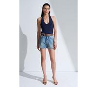 Halterneck Cut-Out Bodysuit M
