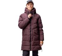 Halti Women's Linjat Puffer Parka Fudge Maroon Red 38