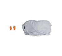 Hama Set mit Reise- oder Nachtmaske, gepolstert, mit Ohrstöpseln, Grau