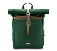 Hama Rucksack mit Laptop-Fach (22 l, für Laptop bis 16,2“, Rollrucksack für Uni, Schule, Arbeit, Reisen, Laptop Rucksack mit Rolltop, Tabletfach, Organizer, Vordertasche, zwei Seitentaschen) grün