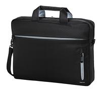 'Hama 101282 Marseille Style Tasche für Notebook-17.3, schwarz/grau