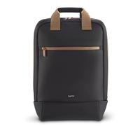 Hama Rucksack für Laptop (Laptopfach gepolstert für Laptops bis 16,2“, Laptoprucksack mit Vordertasche und Innenfach, ultraleichter Daypack, wasserfest) schwarz