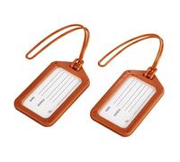 Hama Adressschild Gepäckanhänger 2er-Set, orange, 00105324