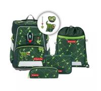 Hama GmbH & Co. KG Hama Schulranzen-Set "Dino Night Tyro" 5tlg., Space Shine