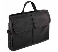 Hama Kofferraum-Organizer 83963 | Universal Auto Organizer groß | faltbar | 3 Fächer | Klett | Nylon | schwarz