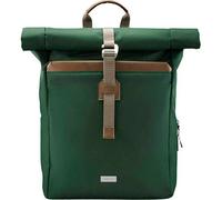 Hama Rucksack mit Laptop-Fach (22 l, für Laptop bis 16,2“, Rollrucksack für Uni, Schule, Arbeit, Reisen, Laptop Rucksack mit Rolltop, Tabletfach, Organizer, Vordertasche, zwei Seitentaschen) grün