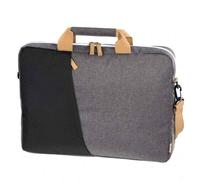 Hama Laptop Tasche bis 13.3 Zoll (Notebook Tasche für Laptop, Tablet, MacBook, Chromebook bis 13,3 Zoll, Umhängetasche als Arbeitstasche oder Schultasche für Herren und Damen) schwarz grau