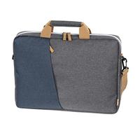 Hama Laptop Tasche bis 13.3 Zoll (Notebook Tasche für Laptop, Tablet, MacBook, Chromebook bis 13,3 Zoll, Umhängetasche als Arbeitstasche oder Schultasche für Herren und Damen) blau grau
