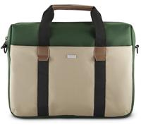 Hama Laptoptasche 15.6-16.2 Zoll (Business,Praktisch, Leicht, Tragetasche, Laptop, Notebook, Universal, mit Fächern) Grün, lieber grüner sand