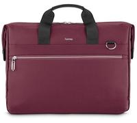 Hama Laptoptasche „Ultimate“ (für Laptops 40-41 cm, 15,6-16,2“, gepolstert, wasserabweisend, Elegante Businesstasche mit Tabletfach 11“, viele Fächer, Schultergurt, Trolleyschlaufe) rot
