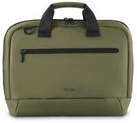Hama Laptoptasche für Laptops 15,6“ - 16,2“ (leichte Businesstasche als Umhängetasche oder Tragetasche, Notebooktasche mit Organizer-Vorderfach und -Innenfach, wasserabweisend, gepolstert) oliv