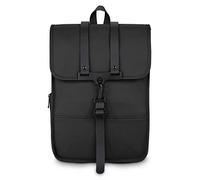 Hama Laptoprucksack 15.6 Zoll, 40 cm (Laptoptasche für Damen und Herren, Leichter Rucksack aus wasserabweisendem Material, Tasche mit Tabletfach, verstellbaren Schultergurten, Trolleyband) schwarz
