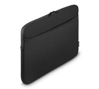 Hama Laptoptasche, 14,1-15,6 Zoll (Neopren, Laptop Sleeve, Laptoptasche 15,6 Zoll, 36-40cm, Notebook Tasche mit Vorderfach, Laptophülle, Laptop Case, mit Reißverschluss) schwarz